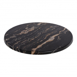 ΕΠΙΦΑΝΕΙΑ ΤΡΑΠΕΖΙΟΥ Φ60Χ2.5εκ. 5787 WERZALIT BLACK GOLD MARBLE HM5227.15