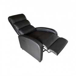 ALISON RELAX ΠΟΛΥΘΡΟΝΑ ΜΑΥΡΟ PU 68X76X104εκ.
