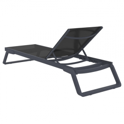 TROPIC ΞΑΠΛΩΣΤΡΑ DARK GREY/BLACK ΑΛΟΥΜ-ΠΟΛ/ΝΙΟΥ 210X72X31εκ.