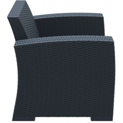 MONACO DARK GREY ΠΟΛΥΘΡΟΝΑ ΠΟΛ/ΝΙΟΥ 82X79X79εκ.