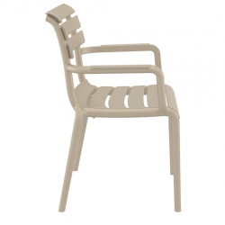 PARIS TAUPE ΠΟΛΥΘΡΟΝΑ ΠΟΛ/ΝΙΟΥ 58X59X84εκ.
