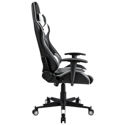 A6250 ΜΑΥΡΟ/ΛΕΥΚΟ ΠΟΛΥΘΡΟΝΑ GAMING 67Χ56Χ49-123/60-134εκ.