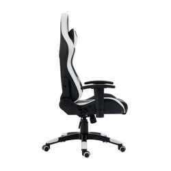 A6190 ΜΑΥΡΟ/ΛΕΥΚΟ ΠΟΛΥΘΡΟΝΑ GAMING 68Χ72X44-117/53-127εκ.