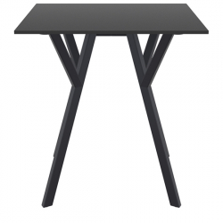 MAX ΤΡΑΠΕΖΙ 70Χ70Χ74εκ. BLACK LAMINATE 12mm