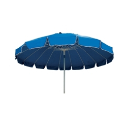 Ομπρέλα παραλίας/πισίνας SOLART 240/16, Polyester 300Dx600D, κατάλληλη για επαγγελματική και οικιακή χρήση Χρώμα Μπλε