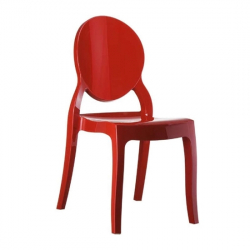 ELIZABETH GLOSSY RED(Σ4)ΚΑΡΕΚΛΑ 46Χ53Χ87εκ.