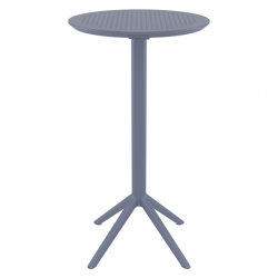 SKY DARK GREY BAR Φ60Χ108εκ.ΠΤΥΣ/ΝΟ ΤΡΑΠ. ΠΟΛ/ΝΙΟΥ