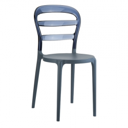 BIBI DARK GREY/SMOKE GREY(Σ4)TRANSP.ΚΑΡΕΚΛΑ 42X50X85εκ.