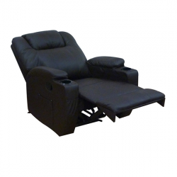 VERA MASSAGE ΠΟΛΥΘΡΟΝΑ ΜΑΥΡΟ PU 85Χ93Χ104εκ.