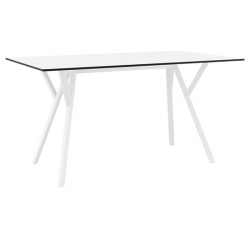 MAX ΤΡΑΠΕΖΙ 140X80Χ74εκ. WHITE LAMINATE 12mm