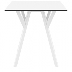 MAX ΤΡΑΠΕΖΙ 70Χ70Χ74εκ. WHITE LAMINATE 12mm