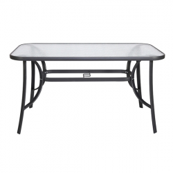 DENIM ΑΝΘΡΑΚΙ 120Χ70εκ. ΜΕΤΑΛΛΙΚΟ ΤΡΑΠΕΖΙ