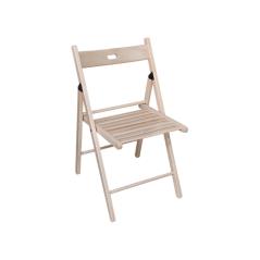 Καρέκλα πτυσσόμενη, οξιάς ΜΥΚΟΝΟΣ σε φυσικό χρώμα 43x41x78cm