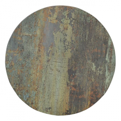Contract Sliq Supreme Επιφάνεια Τραπεζιού, Werzalit Απόχρωση Canyon P.Metal Φ60cm/16mm