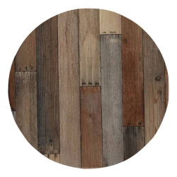 Contract Sliq Supreme Επιφάνεια Τραπεζιού, Werzalit Απόχρωση Apple Crates Φ60cm/16mm