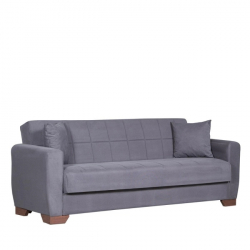 Καναπές Κρεβάτι Τριθέσιος ArteLibre DIEGO 3S Γκρι 210x84x86cm