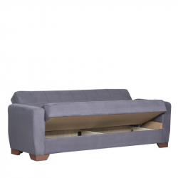 Καναπές Κρεβάτι Τριθέσιος ArteLibre DIEGO 3S Γκρι 210x84x86cm