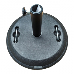 Βάση Ομπρέλας KODIAK 22kg Μαύρο Τσιμέντο/Πλαστικό 46.5x33cm