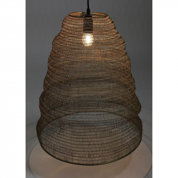 Φωτιστικό Κρεμαστό Χρυσό Μέταλλο 43x43x40cm