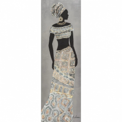  Πίνακας ArteLibre Γυναικεία Φιγούρα Καμβάς 40x120cm