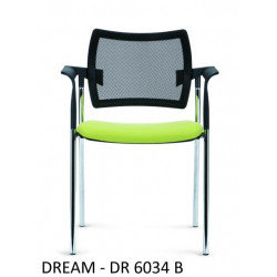 ΚΑΘΙΣΜΑ ΕΠΙΣΚΕΠΤΗ DREAM ΔΙΧΤΥ ΜΑΥΡΟ-ΥΦΑΣΜΑ ΚΟΚΚΙΝΟ 59Χ50Χ81