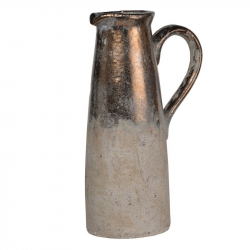 Candia Κανάτα διακοσμητική Χρυσό Κεραμικό 17x12x28cm