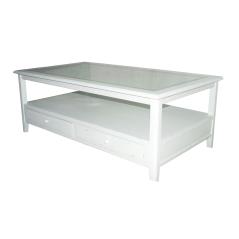 ΤΡΑΠΕΖΙ ΣΑΛΟΝΙΟΥ ΛΕΥΚΟ 135X75X50