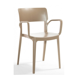 Panora πολυθρόνα pp σε χρώμα sand beige 46x51x82cm