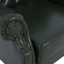 ΠΟΛΥΘΡΟΝΑ-ΜΠΕΡΖΕΡΑ T.CHESTERFIELD POLINA HM0053.08 PU ΚΥΠΑΡΙΣΣΙ 83x79x104 εκ