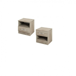 Κομοδίνο 40x35,5x41cm με 1 συρτάρι και 1 ράφι 3007