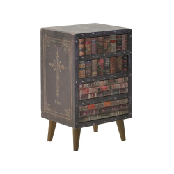 InArt ΣΥΡΤΑΡΙΕΡΑ ΒΙΒΛΙΑ PU MULTICOLOR 40X30X62