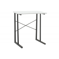 Γραφείο Giovanni pakoworld λευκό-μαύρο 60x35x64.5εκ