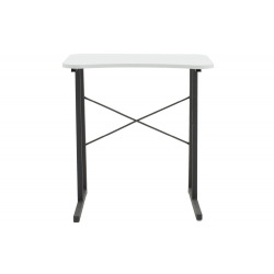 Γραφείο Giovanni pakoworld λευκό-μαύρο 60x35x64.5εκ