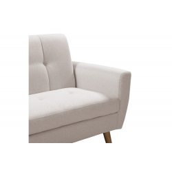 Καναπές Decency pakoworld 3θέσιος ύφασμα μπεζ 203x75x86εκ