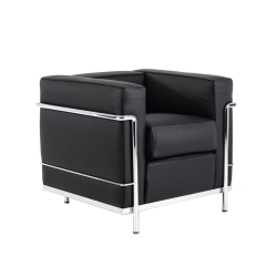 GENOVA ΠΟΛΥΘΡΌΝΑ INOX/PU ΜΑΎΡΟ 87X75X72 CM
