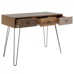 BOHO ΚΟΝΣΟΛΑ ΚΑΡΥΔΙ ΜΕ ΜΕΤΑΛΛΙΚΑ ΠΟΔΙΑ 100x50,5x74,5εκ