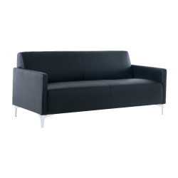 STYLE ΚΑΝΑΠΈΣ K/D 3-ΘΈΣΙΟΣ PU ΜΑΎΡΟ 164X71X72 CM