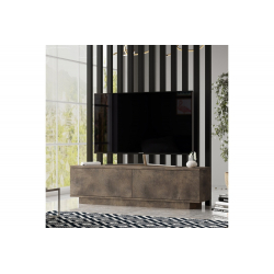 Έπιπλο τηλεόρασης Zoeva pakoworld καφέ antique 140x35,5x38εκ