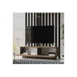 Έπιπλο τηλεόρασης Zoeva pakoworld καφέ antique 140x35,5x38εκ