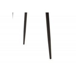 Καρέκλα Elsa βελούδο κεραμιδί-πόδια μαύρο 45x51x87cm