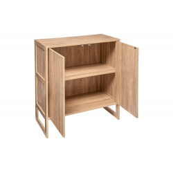 Παπουτσοθήκη Ebele pakoworld φυσικό 69x33.5x84εκ