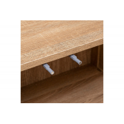 Παπουτσοθήκη Ebele pakoworld φυσικό 69x33.5x84εκ