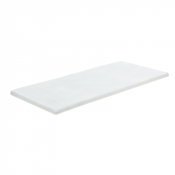 Ανώστρωμα Casmeriane pakoworld roll pack λευκό ύφασμα-memory foam 100x200x5εκ