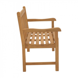 Καναπές Nat pakoworld teak ξύλο σε φυσική απόχρωση 120x57x96εκ