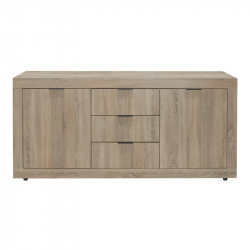Μπουφές Doha pakoworld σε sonoma απόχρωση 180x45x80.5εκ