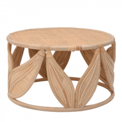 Σαλόνι Radictive-Siderty pakoworld σετ 3τεμ rattan σε φυσική απόχρωση (80x80x45εκ)
