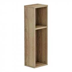 Ραφιέρα-κομοδίνο τοίχου Racks pakoworld σε sonoma απόχρωση 20x15x65εκ