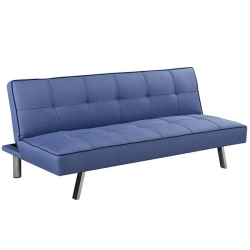 KAPPA ΚΑΝΑΠΕΣ/ΚΡΕΒΑΤΙ ΥΦΑΣΜΑ ΜΠΛΕ 175x83x74(Κρεβάτι 97x175x38)cm