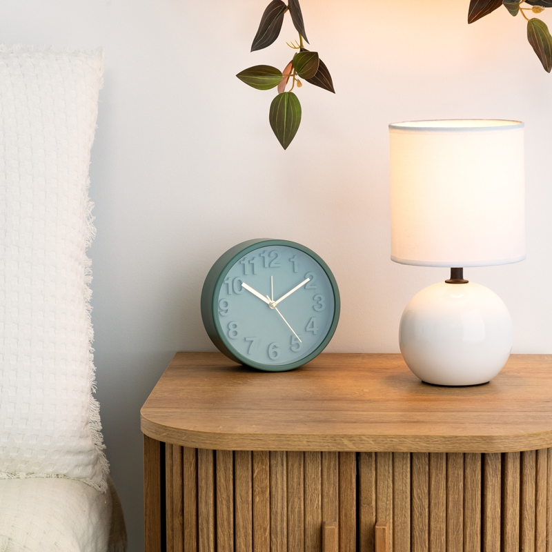 Επιτραπέζιο φωτιστικό PWL-1210 pakoworld Ε14 60W κεραμικό σε λευκό gloss χρώμα Φ13x25εκ Επιτραπέζιο φωτιστικό PWL-1210 pakoworld Ε14 60W κεραμικό σε λευκό gloss χρώμα Φ13x25εκ