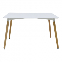 Τραπεζαρία Natali-Julita σετ 5τεμ pakoworld MDF και pp σε λευκή-φυσική απόχρωση 120x80x76εκ Τραπεζαρία Natali-Julita σετ 5τεμ pakoworld MDF και pp σε λευκή-φυσική απόχρωση 120x80x76εκ